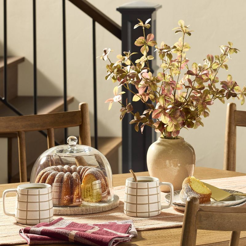 slide 2 of 4, Hearth & Hand with Magnolia Marble Covered Dessert Slab Warm Gray - Hearth & Hand™ with Magnolia, 1 ct