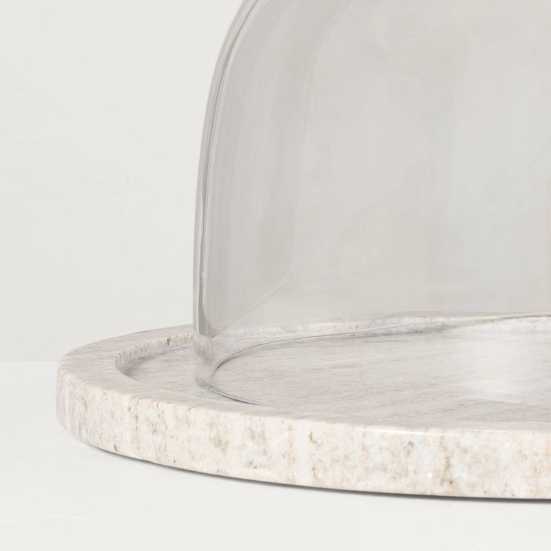 slide 4 of 4, Hearth & Hand with Magnolia Marble Covered Dessert Slab Warm Gray - Hearth & Hand™ with Magnolia, 1 ct