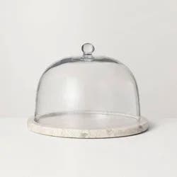 Hearth & Hand with Magnolia Marble Covered Dessert Slab Warm Gray - Hearth & Hand™ with Magnolia