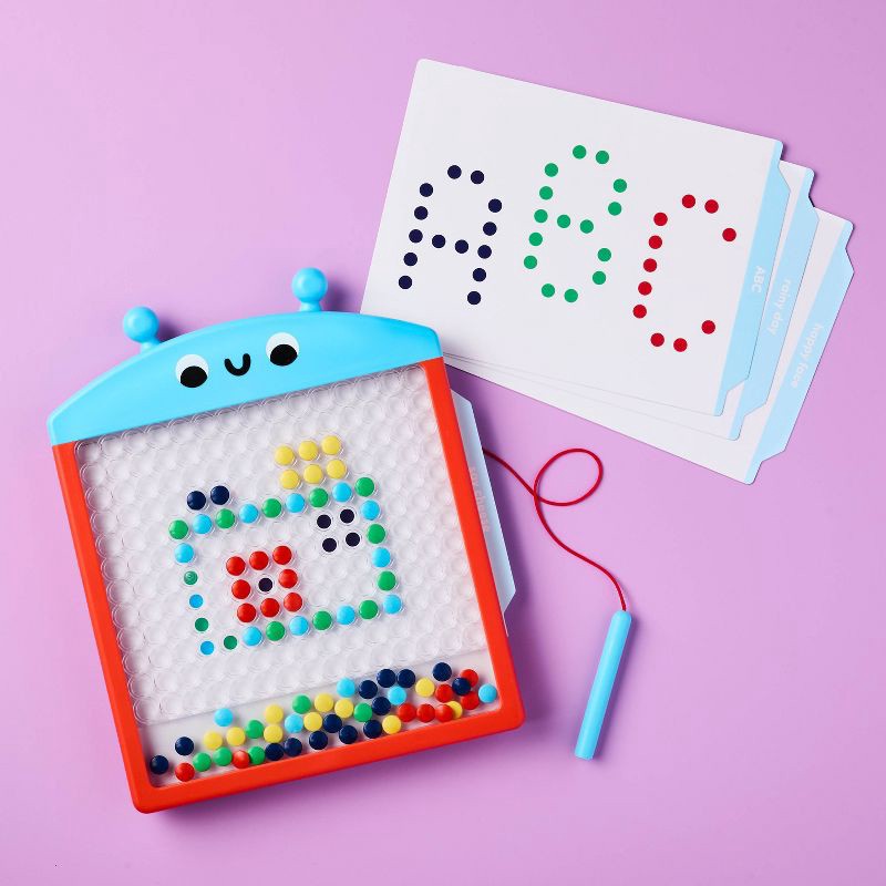 slide 2 of 5, Magnetic Dot Art Activity Set - 25pc - Gigglescape™: 3 Year Old Gifts, Kids Activities, Drawing & Coloring Kits, 25 ct