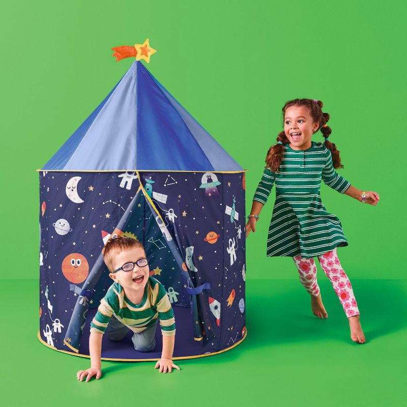 slide 2 of 6, Play Tent Blue - Gigglescape™: Kids & Toddler Tent, Outdoor Toys, Polyester, 3+ Years, 1 ct