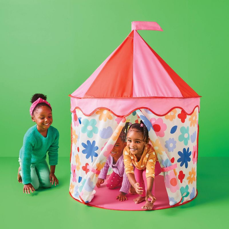 slide 2 of 5, Play Tent Pink - Gigglescape™: Kids & Toddler Tent, Outdoor Toys, Polyester, 3+ Years, 1 ct