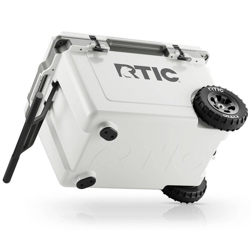 slide 6 of 10, RTIC Outdoors 52qt Ultra-Light Wheeled Hard Sided Cooler - White/Gray, 52 qt