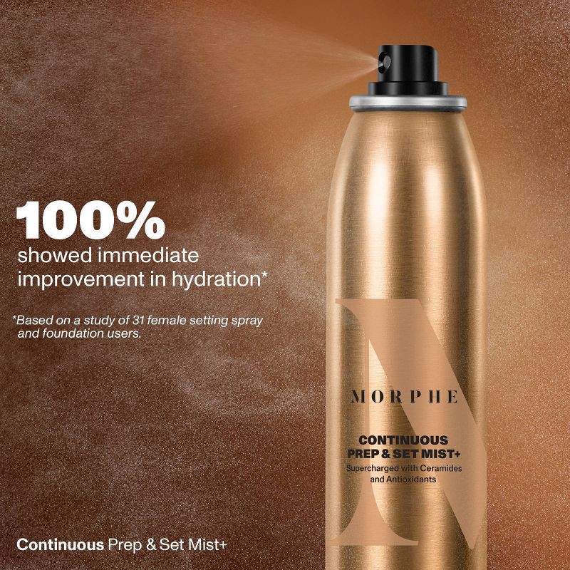 slide 2 of 4, Morphe Continuous Prep & Set Mist - 6.77oz - Ulta Beauty, 6.77 oz