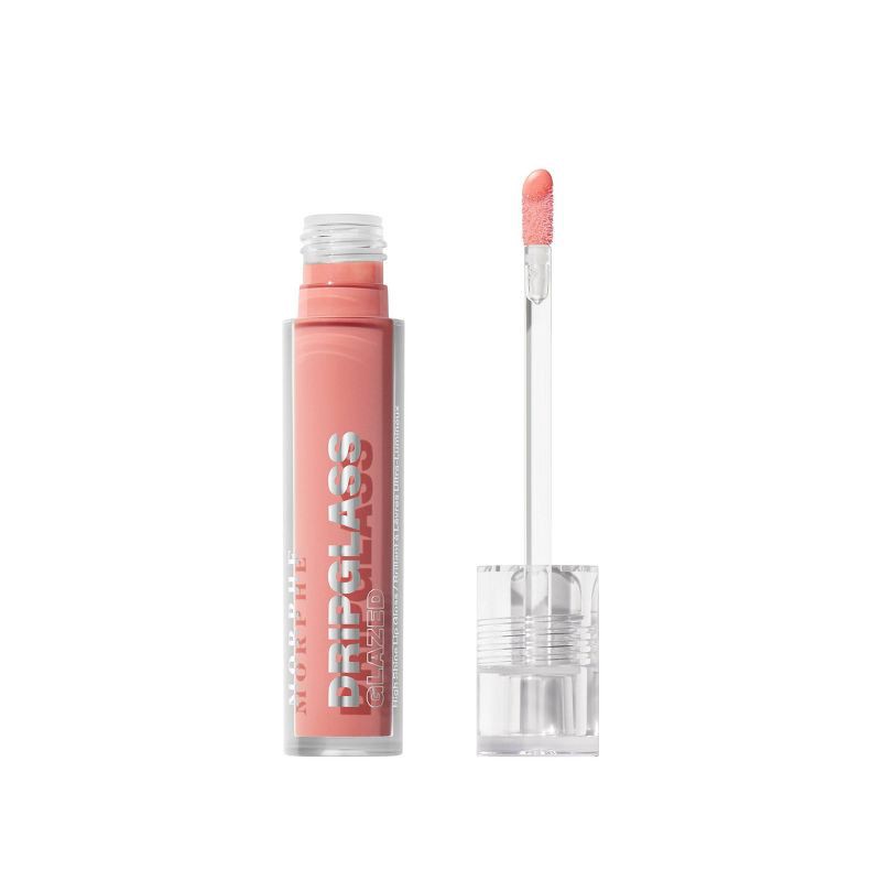 slide 1 of 9, Morphe Dripglass Glazed High Shine Lip Gloss - Polished Peach - 0.12 fl oz - Ulta Beauty, 0.12 fl oz
