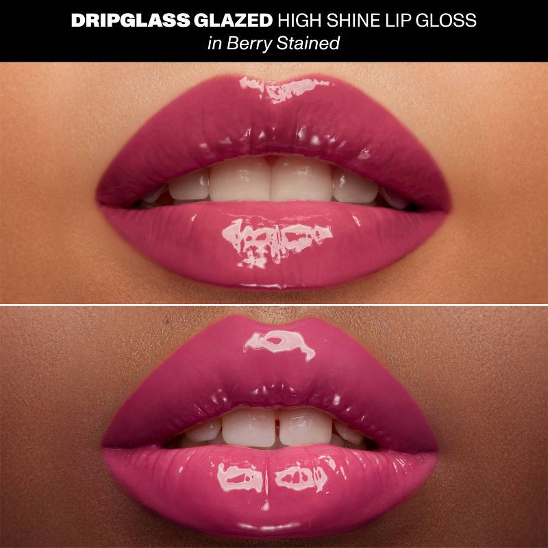 slide 3 of 9, Morphe Dripglass Glazed High Shine Lip Gloss - Berry Stained - 0.12 fl oz - Ulta Beauty, 0.12 fl oz