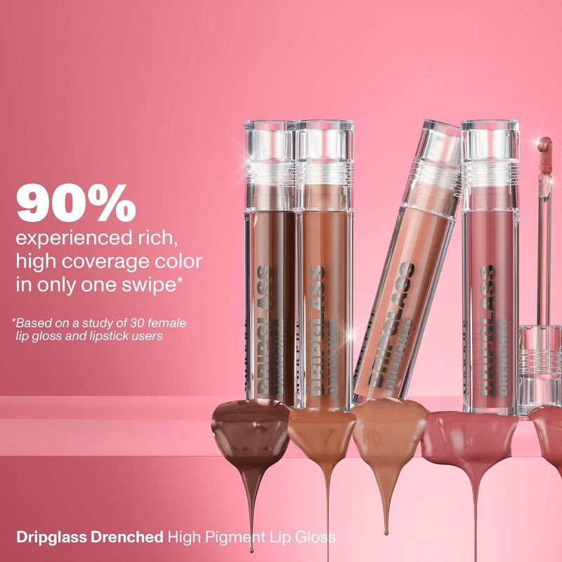 slide 8 of 10, Morphe Dripglass Drenched High Pigment Lip Gloss - Drip Coffee - 0.12 fl oz - Ulta Beauty, 0.12 fl oz
