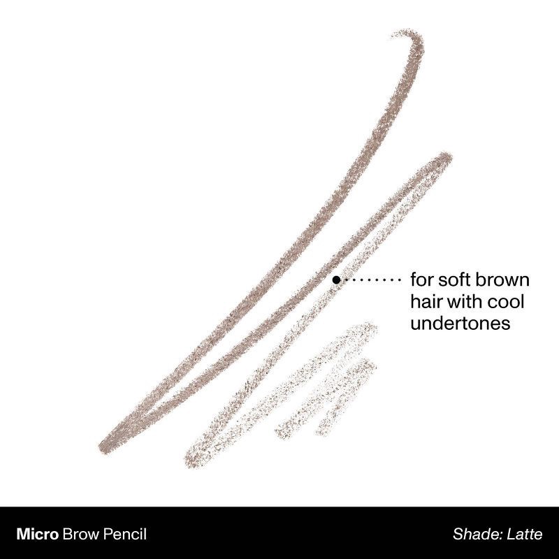 slide 2 of 5, Morphe Micro Brow Pencil - Latte - 0.16oz - Ulta Beauty, 0.16 oz