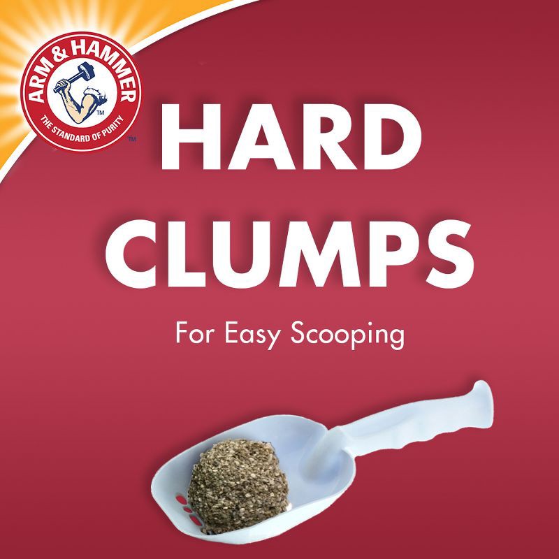 slide 5 of 9, Arm & Hammer Double Duty Advanced Dual Odor Control Clumping Litter - 20lbs, 20 lb
