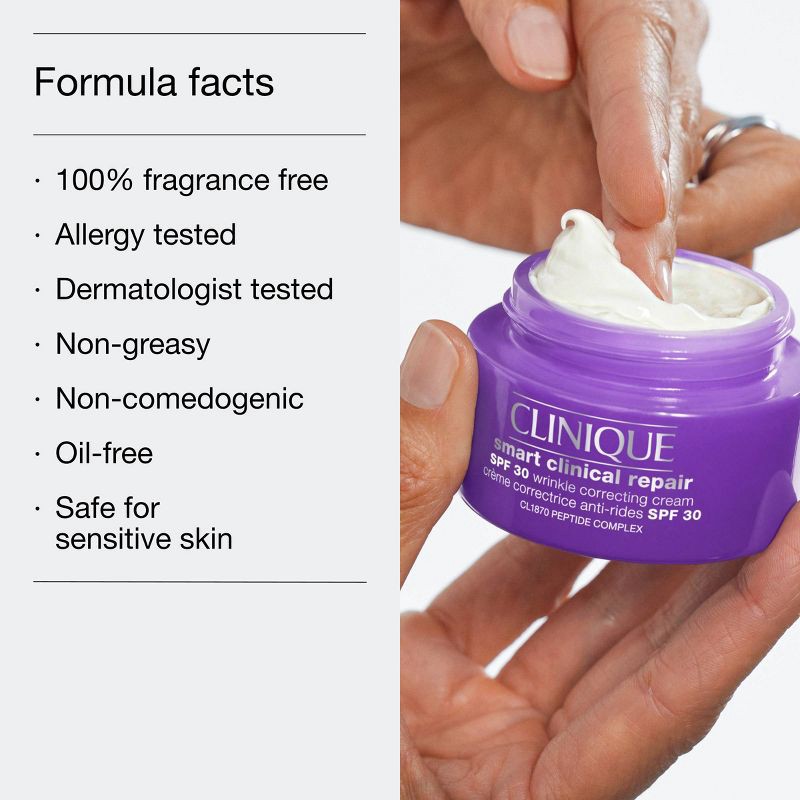 slide 8 of 13, Clinique Smart Clinical Repair Broad Spectrum Wrinkle Correcting Cream - SPF 30 - 1.7oz - Ulta Beauty, 30 ct; 1.7 oz