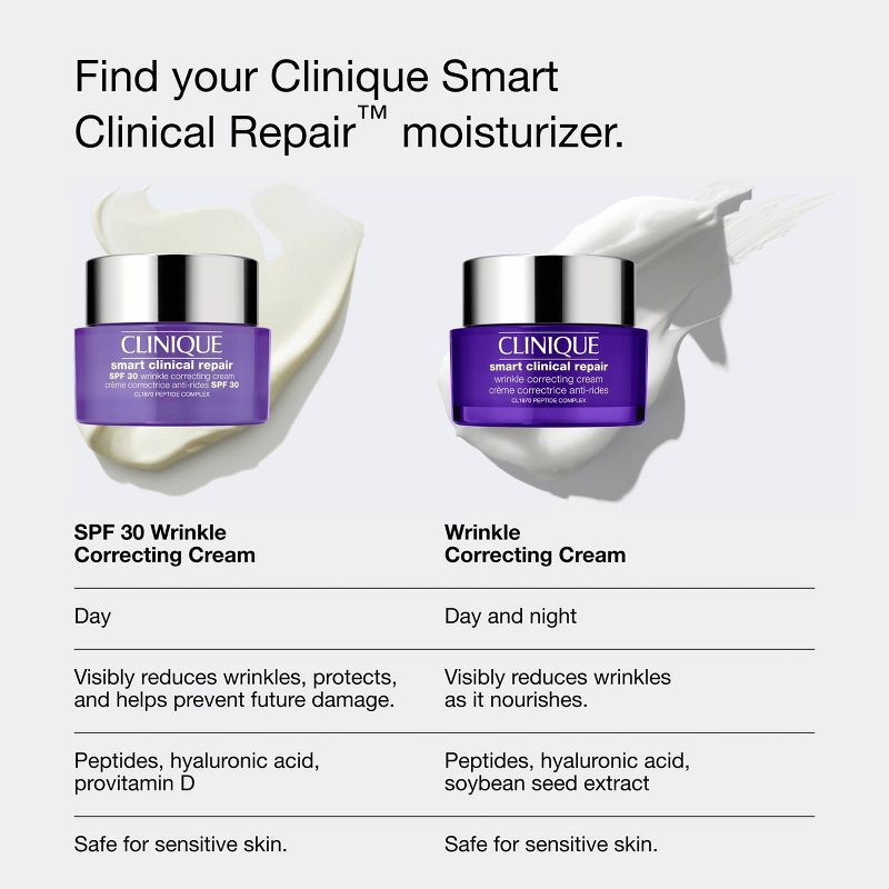 slide 10 of 13, Clinique Smart Clinical Repair Broad Spectrum Wrinkle Correcting Cream - SPF 30 - 1.7oz - Ulta Beauty, 30 ct; 1.7 oz