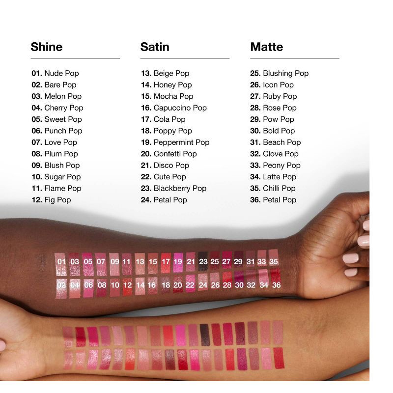 slide 6 of 9, Clinique Pop Longwear Lipstick - Cherry Pop - 0.13oz - Ulta Beauty, 0.13 oz