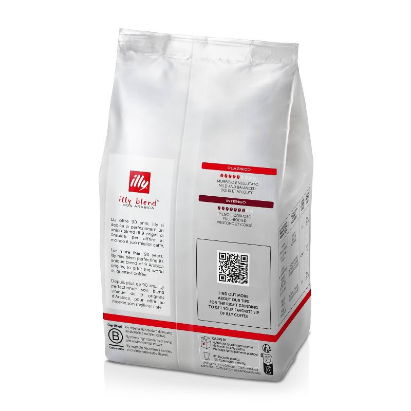 slide 2 of 7, Illy Whole Bean Medium Roast Coffee Classico - 500g, 500 gram