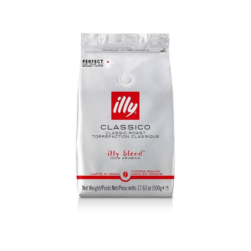 slide 1 of 2, Illy Whole Bean Medium Roast Coffee Classico - 500g, 500 gram