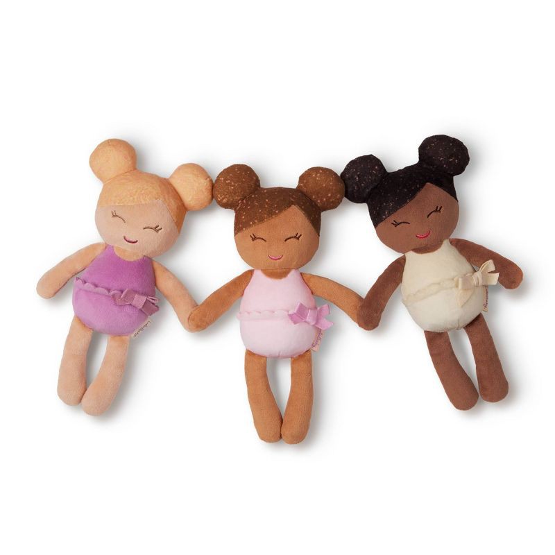 slide 9 of 10, LullaBaby Bathtime Set with 3 Plush Bath Dolls for Real Water Play: Toddler Girl Bath Toys, Baby Doll Accessories, 1 ct