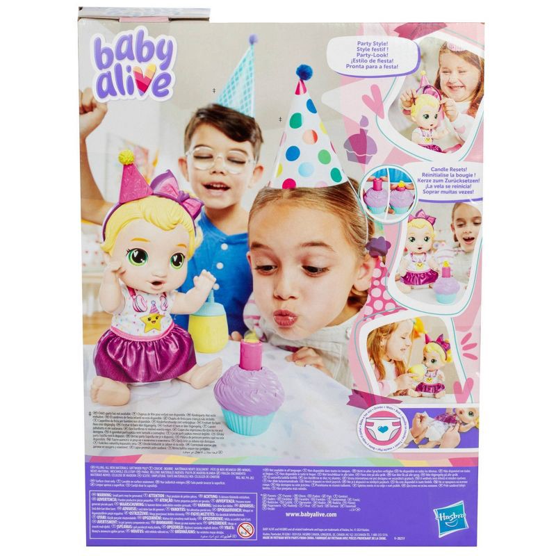 slide 5 of 5, Baby Alive Birthday Bestie Blonde Hair Lala, 1 ct
