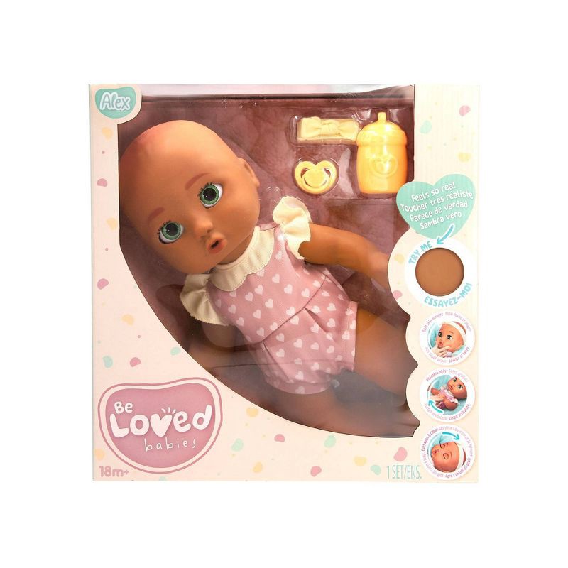 slide 2 of 7, Be Loved Babies Alex 15" Realistic Baby Doll, Green Eyes, Kids 18M+, 1 ct