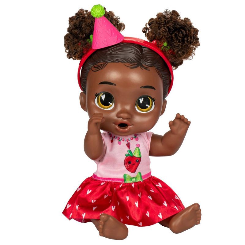 slide 4 of 5, Baby Alive Birthday Bestie Black Hair Berry, 1 ct