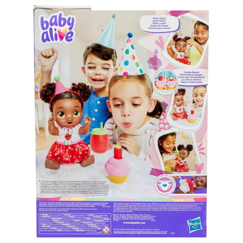 slide 5 of 5, Baby Alive Birthday Bestie Black Hair Berry, 1 ct