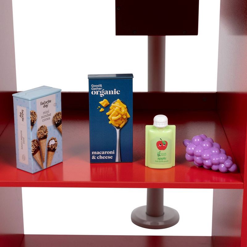 slide 5 of 8, Target Toy Checklane: Pretend Shopping Accessories, Play Money, Toy Cash Register, Batteries Required, Ages 3+, 1 ct