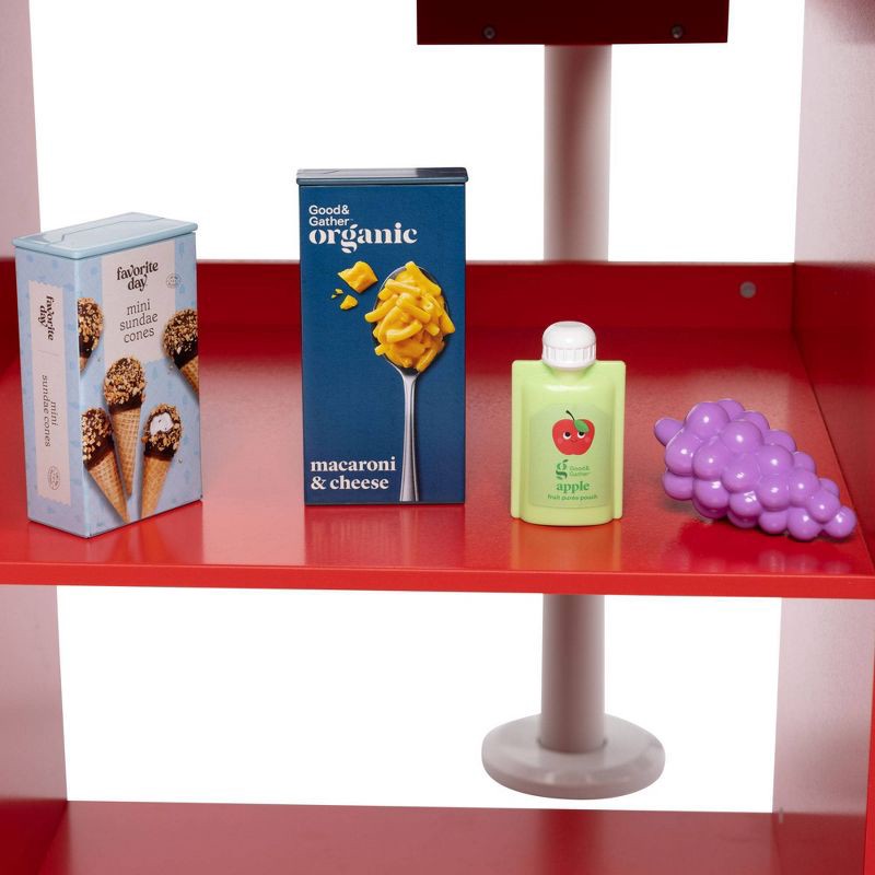 slide 6 of 8, Target Toy Checklane: Pretend Shopping Accessories, Play Money, Toy Cash Register, Batteries Required, Ages 3+, 1 ct