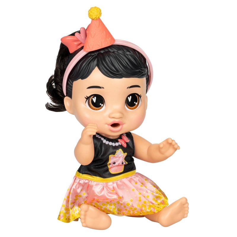 slide 4 of 5, Baby Alive Birthday Bestie Strawberry Black Hair Katie, 1 ct