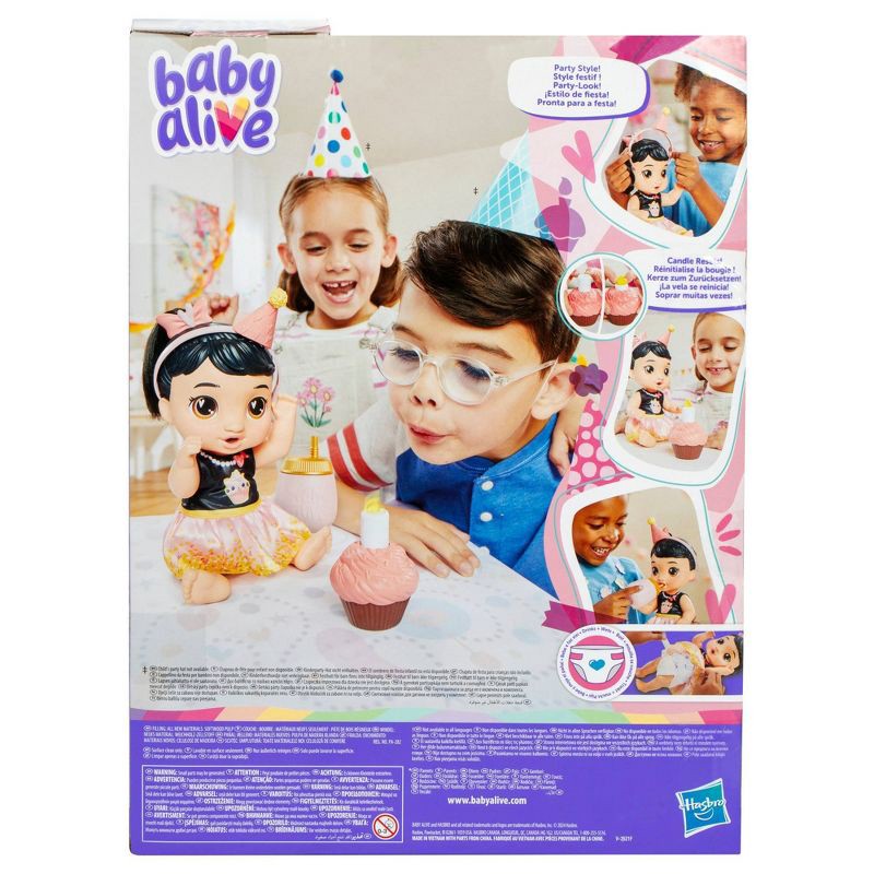 slide 5 of 5, Baby Alive Birthday Bestie Strawberry Black Hair Katie, 1 ct