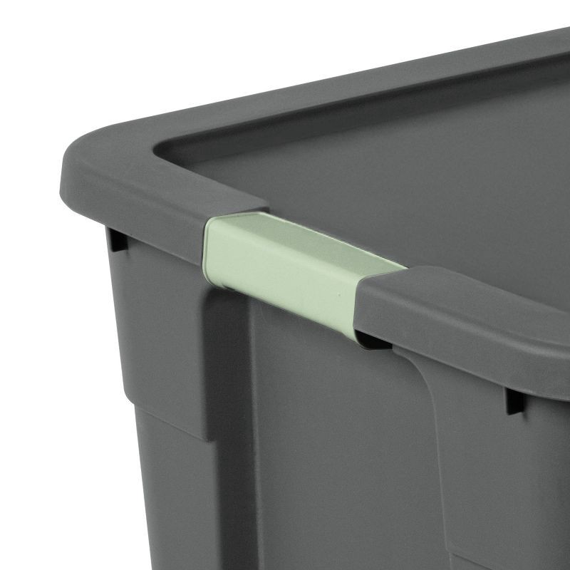 slide 2 of 8, 20gal Latching Storage Tote - Brightroom™: Portable Gray Utility Tub with Lid, 20 Gallon Capacity, Universal Storage, 20 gal, 20 gal