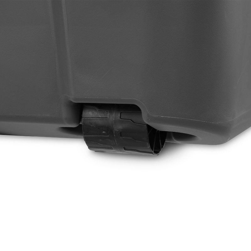slide 6 of 8, 45gal Latching Storage Tote - Brightroom™: Portable Plastic Container with Lid, Universal Storage, Gray, 45 Gallon Capacity, 45 gal, 45 gal