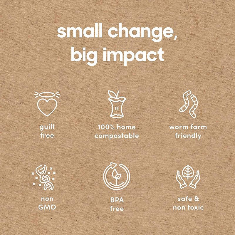 slide 7 of 7, Compostic 100% Compostable Gallon Bags - 20ct, 20 ct