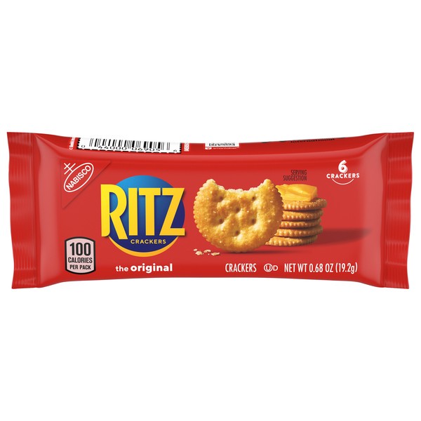 slide 1 of 1, Ritz Cracker Single Serve, 12.24 oz