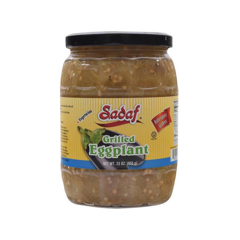 slide 1 of 3, Sadaf Grilled Eggplant - 23oz, 23 oz