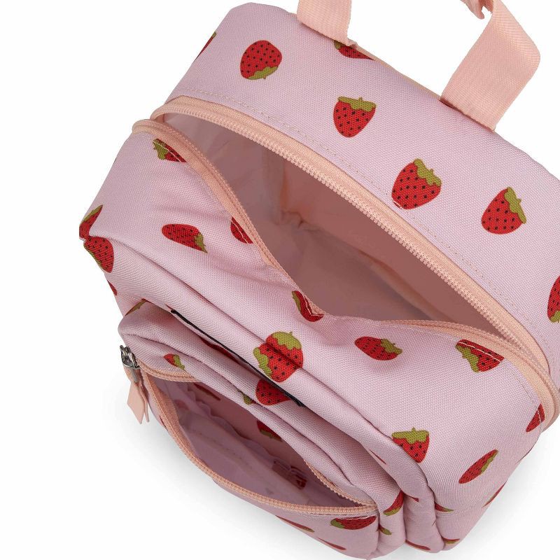 slide 5 of 6, JanSport Big Break Lunch Bag - Strawberry Shower: Dual Compartment, BPA-Free Zippered Meal Tote, 1 ct
