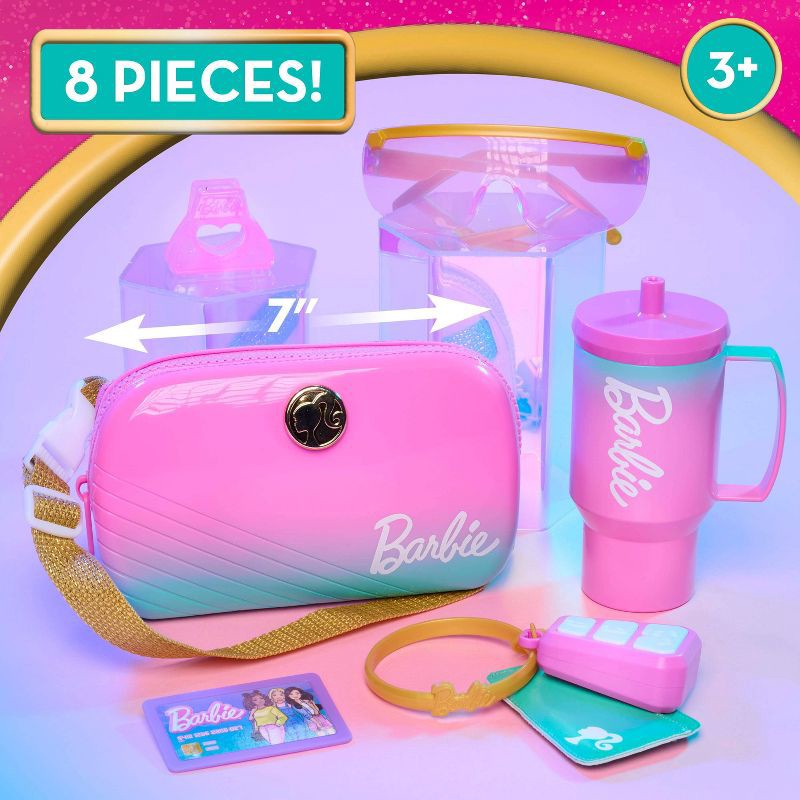 slide 7 of 9, Barbie Trend Fashion Bag Set: Includes Play Credit Card & Beauty Accessories, 1 ct