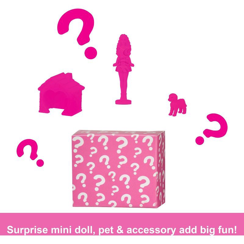 slide 5 of 7, Barbie 1.5" Mini Land Doll House 1 with Furniture & Accessories, 1 ct