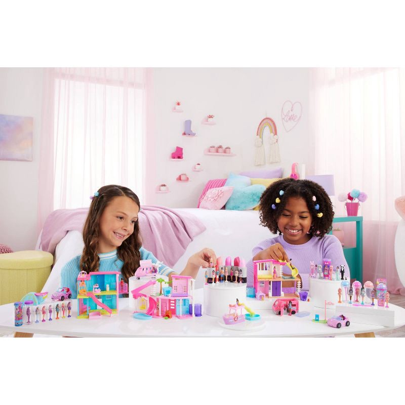 slide 7 of 7, Barbie 1.5" Mini Land Doll House 1 with Furniture & Accessories, 1 ct