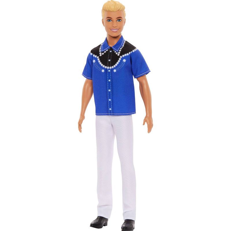 slide 1 of 6, Barbie 11.5" Fashionistas Blonde Hair/ Blue Eyes Doll with Western Look 65th Anniversary, 1 ct