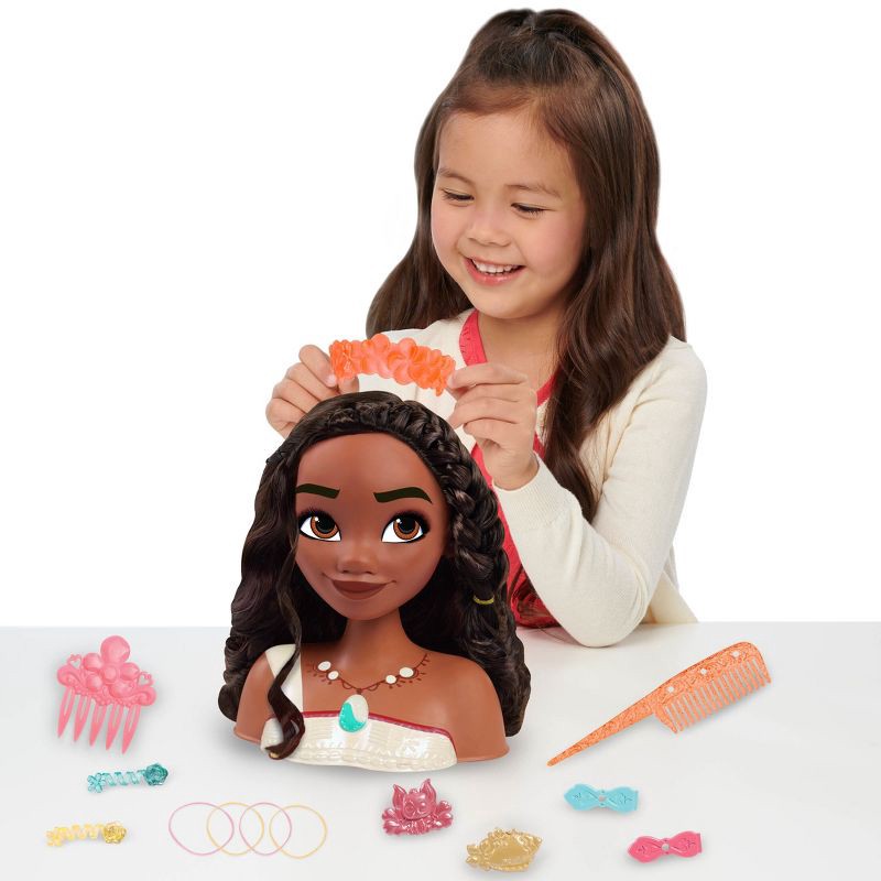 slide 2 of 6, Disney Princess Moana 2 Styling Head, 1 ct