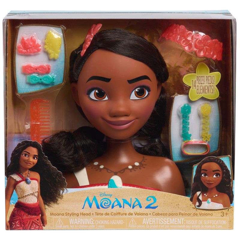 slide 6 of 6, Disney Princess Moana 2 Styling Head, 1 ct