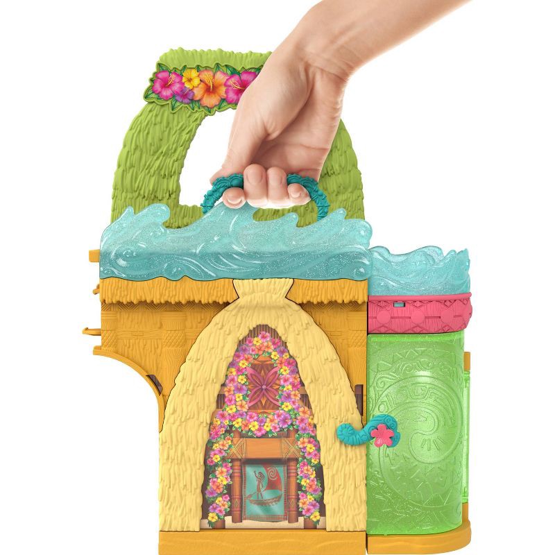 slide 3 of 6, Disney Princess Moana Island Home Stacking Doll House with Small Doll, 1 ct