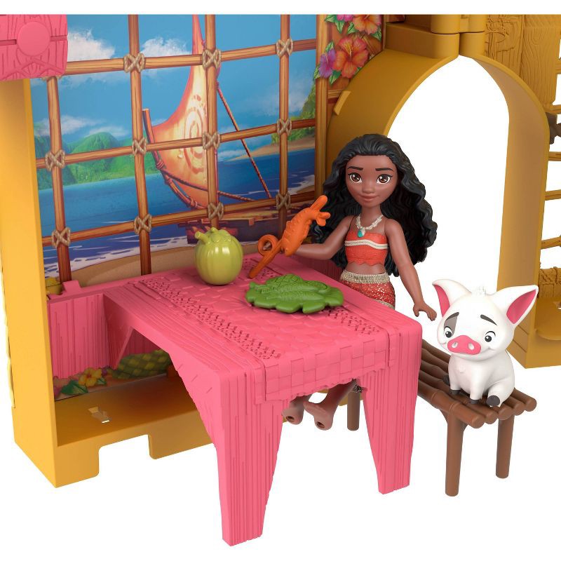 slide 4 of 6, Disney Princess Moana Island Home Stacking Doll House with Small Doll, 1 ct