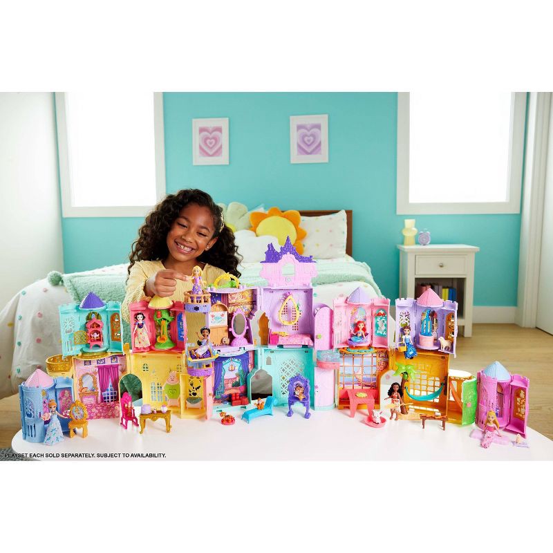 slide 6 of 6, Disney Princess Moana Island Home Stacking Doll House with Small Doll, 1 ct