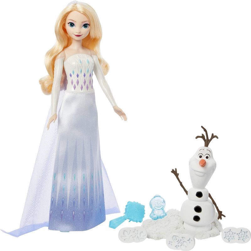 slide 6 of 6, Disney Frozen Elsa & Olaf Adventures with Elsa Doll, Olaf Figure, Moldable Sand & 4 Stampers, 1 ct