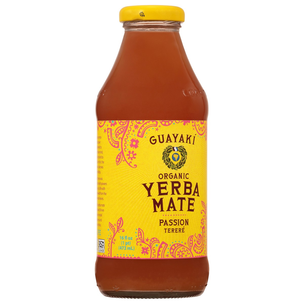 slide 9 of 9, Guayaki Terere Organic Passion Yerba Mate - 16 fl oz, 16 fl oz