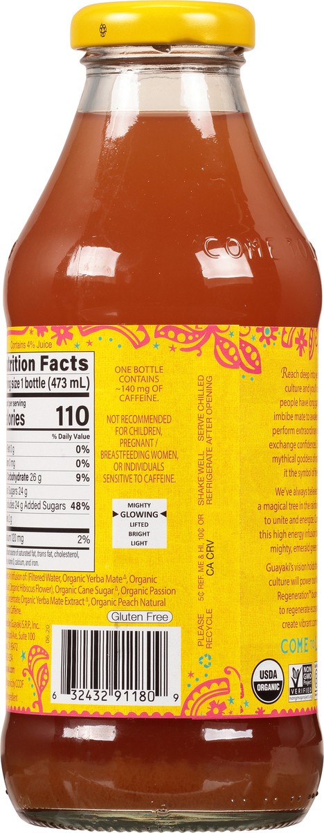 slide 6 of 9, Guayaki Terere Organic Passion Yerba Mate - 16 fl oz, 16 fl oz