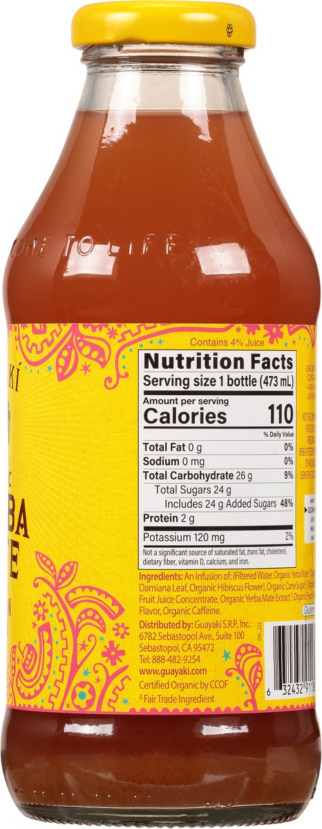 slide 8 of 9, Guayaki Terere Organic Passion Yerba Mate - 16 fl oz, 16 fl oz