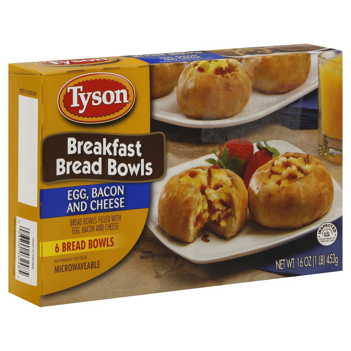slide 3 of 4, Tyson Bread Bowls 6 ea, 6 ct