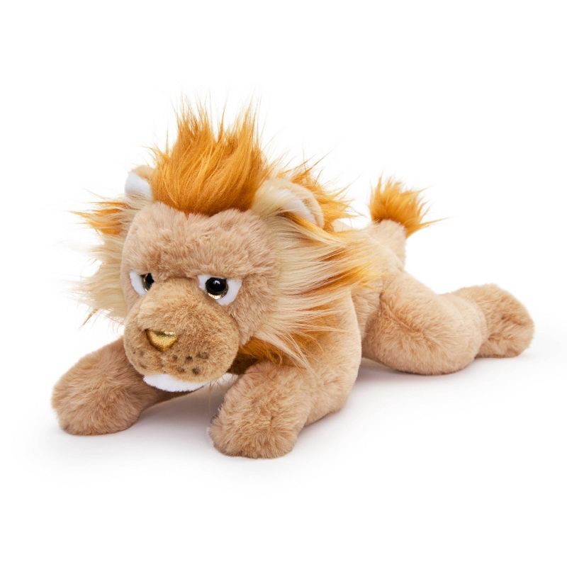 slide 5 of 7, FAO Schwarz Adopt-A-Pets Lying Lion Male 15" Stuffed Animal, 1 ct