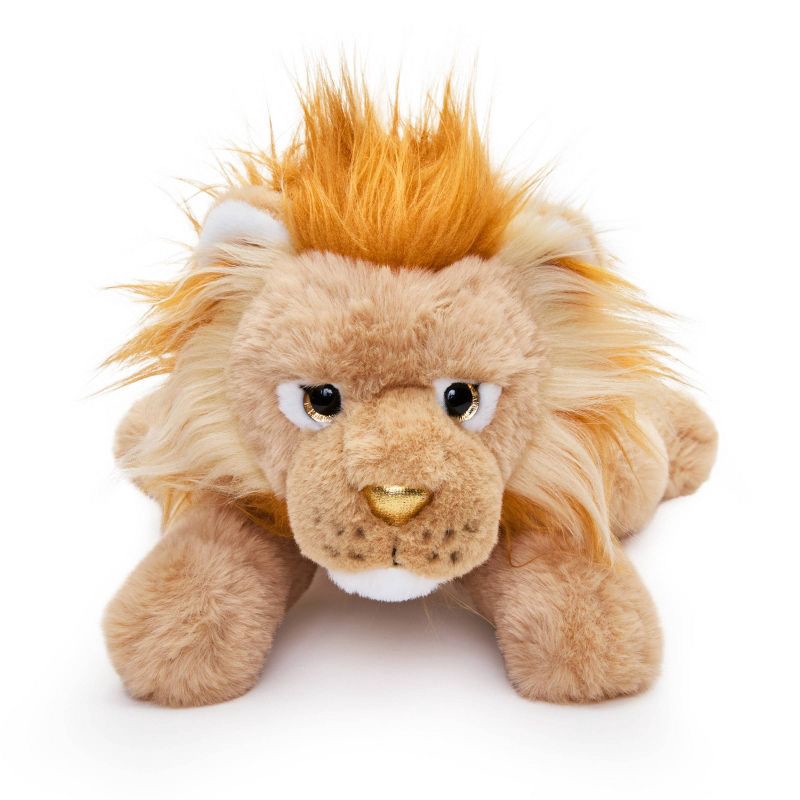slide 6 of 7, FAO Schwarz Adopt-A-Pets Lying Lion Male 15" Stuffed Animal, 1 ct