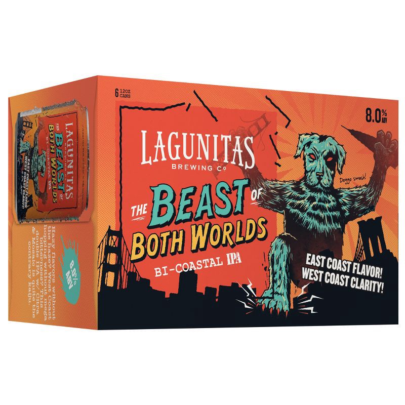 slide 2 of 4, Lagunitas Beast of Both Worlds - 6pk/12 fl oz Cans, 6 ct; 12 fl oz